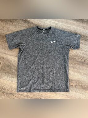 Nike Men’s Dri-FIT Short Sleeve Athletic Tee - Heather Gray